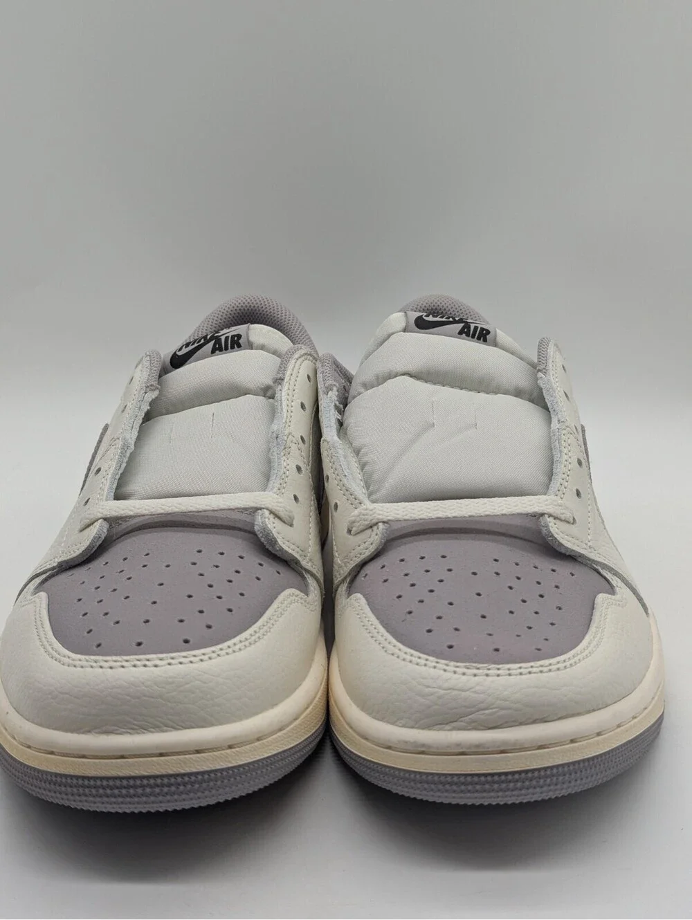 Air Jordan 1 Low Retro OG Atmosphere Grey White CZ0790-101 Mens Size 12 Nike New